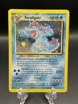 Feraligatr 5/111 Holo Rare Neo Genesis Set Pokemon Card HP - Image 1