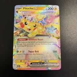 Pokemon Pikachu TCG Surging Sparks EX Double Rare Holo Card 057/191 - Image 1