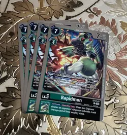 Digimon Card Game Playset ST17-07 Rapidmon Foil Double Typhoon - Image 1