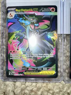 Pokemon TCG Mega Charizard X EX 109/094 Full Art X3 Phantasmal Flames Card Lot - Image 5