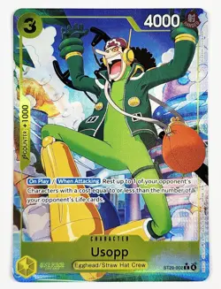 Usopp ST29-002 Parallel Starter Deck Promo One Piece Card English Sp Holo Foil! - Image 1