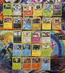 Pokemon Card Lot McDonald’s Cracked Ice & Cosmos Holo Eevee Greninja Squirtle - Image 1