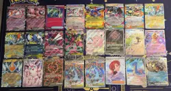 Mega Charizard X ex 023 Promo Alt Art 2 Sealed Packs + 22 Card Lot SIR Art Rares - Image 1