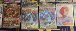 Mega Charizard X ex 023 Promo Alt Art 2 Sealed Packs + 22 Card Lot SIR Art Rares - Image 2