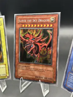 Yu-Gi-Oh! Egyptian God Card Set | Slifer, Obelisk, Ra | Secret Rare YMA(LP+,NM-) - Image 2