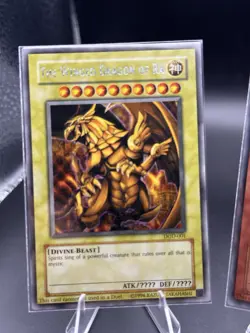Yu-Gi-Oh! Egyptian God Card Set | Slifer, Obelisk, Ra | Secret Rare YMA(LP+,NM-) - Image 3