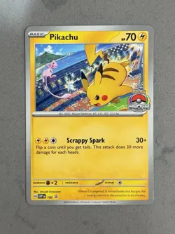 Pikachu SVP190 - S&V World Championship 2024 Promo Pokemon Card - NM - Image 1