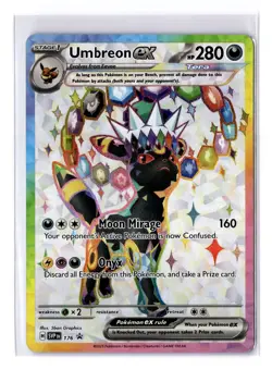 UMBREON EX SVP 176 HOLOFOIL PROMO SV: SCARLET & VIOLET PROMO CARDS POKEMON NM - Image 1