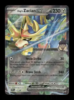 Pokemon Hop's Zacian ex - Double Rare SV: Scarlet & Violet Promo Cards SVP193 NM - Image 1