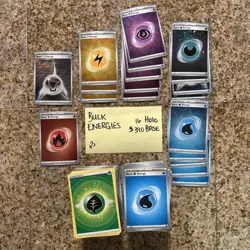 PokemonEnergy Card Lot Bulk 390 cards MINT - Deck Building -Crafts - Image 1