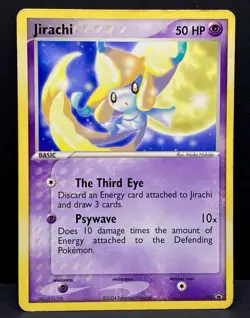 Jirachi 021 - Black Star Promo Wishmaker DVD Release Vintage Pokemon Card TCG - Image 1