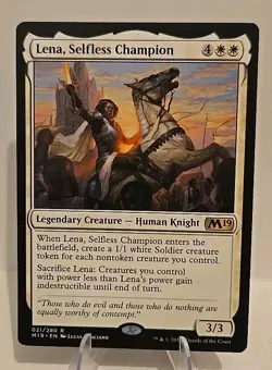 Lena, Selfless Champion MTG Core Set 2019 Regular - Image 1