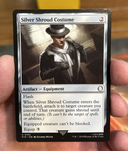 Silver Shroud Costume Universes Beyond: Fallout MTG LP - Image 1