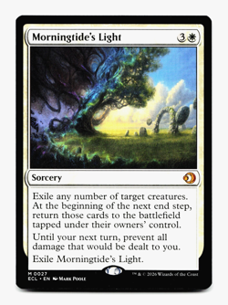 Morningtide's Light [Lorwyn Eclipsed] Magic MTG ECL 0027 NM ⚪ - Image 1