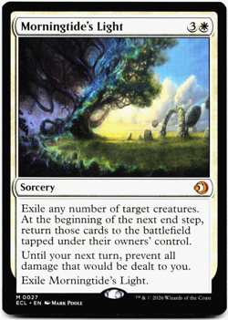 Morningtide's Light [Lorwyn Eclipsed] Magic MTG ECL 0027 NM ⚪ - Image 3