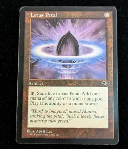 Lotus Petal x1 - Tempest - MP - MTG - English - Image 1