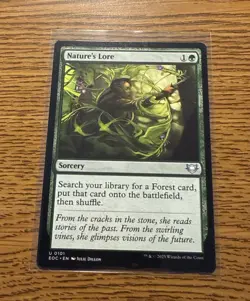 Nature's Lore - Commander: Edge of Eternities NM MTG MAGIC THE GATHERING U - Image 1