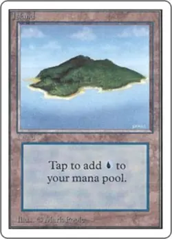 MTG Island (B), Moderate Play, English Unlimited - Image 1
