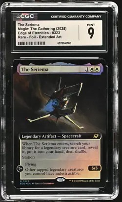 THE SERIEMA Edge of Eternities Extended Art Foil Rare CGC 9 MTG [Nostalgium] - Image 1