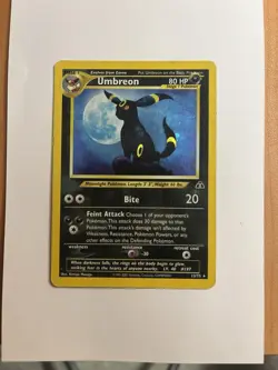 Pokemon TCG Umbreon Neo Discovery Holo Rare Card 13/75 - Image 1