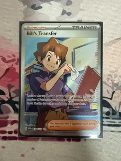 Pokemon TCG Bill's Transfer 194/165 Sv: Scarlet & Violet 151 Ultra Rare Full Art - Image 1