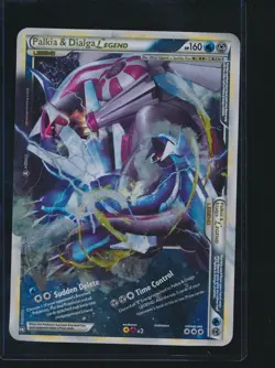 PALKIA & DIALGA LEGEND POKEMON TRIUMPHANT JUMBO OVERSIZE HOLO RARE 102/102 - Image 1