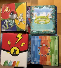 Vintage & Modern Pokemon Accessories Binders Snorlax Piakxhu Southern Island - Image 2