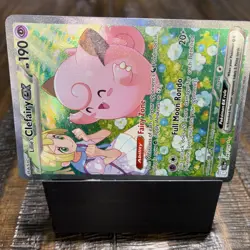 Lillie's Clefairy EX 184/159 SV09 Journey Together SIR Pokemon TCG - Image 4