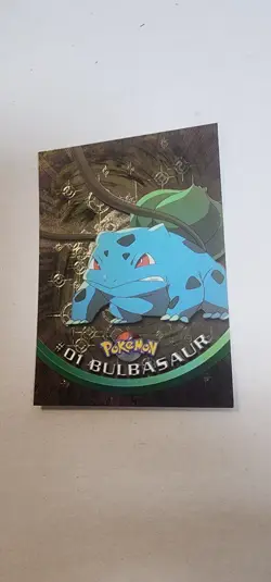 #01 Bulbasaur Topps Chrome 2000 Pokemon TV Animation Series 1 - Image 1