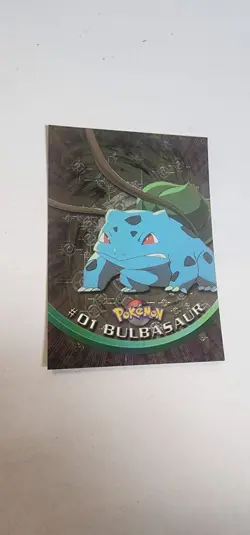 #01 Bulbasaur Topps Chrome 2000 Pokemon TV Animation Series 1 - Image 2