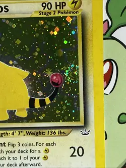 Pokemon TCG Ampharos With Swirl 1/64 Neo Revelation MP/LP - Image 5