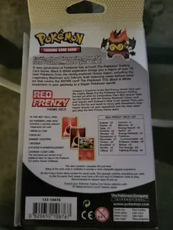 Pokemon TCG Black & White Red Frenzy Theme Deck - Image 2