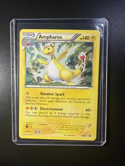 Pokemon 2012 TCG Ampharos BW67 Holo Black Star Promo Black White - Image 1