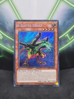 Yugioh B-Buster Drake LCKC-EN020 Secret Rare NM - Image 1