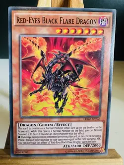Red-Eyes Black Flare Dragon [NM] LDK2-ENJ02 - 1996 Common - Unlimited Yugioh - Image 1