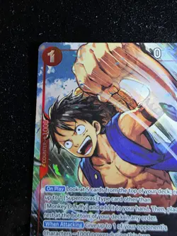 ONE PIECE Monkey D. Luffy (Alt Art) OP14-013 SR The Azure Sea's Seven - Image 2