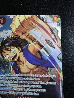 ONE PIECE Monkey D. Luffy (Alt Art) OP14-013 SR The Azure Sea's Seven - Image 3