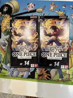 2X ONE PIECE TCG 3D2Y STARTER DECK 14 (ST-14) ENGLISH In Hand Ships Today!! - Image 1