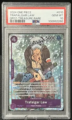 Trafalgar Law (010) (TR) ST10-010 500 Years in the Future Foil PSA 10 One Piece - Image 1