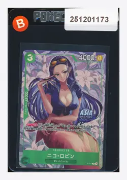 One Piece Nico Robin Promo Alt Art 2025 P-111 Asia Edition Stamped Japanese - Image 1