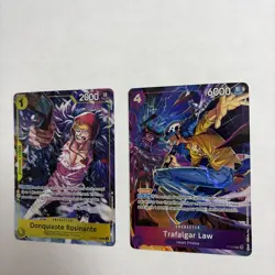 Rosinante & Trafalgar Law Illustration Box Volume 6 Promos OP12-108 & P-093 - Image 2
