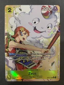 A Fist of Divine Speed - Zeus (Alternate Art) OP11-106 - Image 1