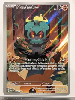 Pokemon TCG Marshadow 146/132 Mega Evolution Illustration Rare Card NM Condition - Image 1