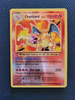 Charizard MP XY: Evolutions Holo Rare 11 Pokemon TCG Card Vintage Holo Rare - Image 2