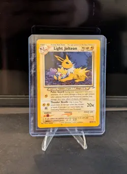 Pokemon TCG Light Jolteon Neo Destiny Card 48/105 Unlimited Uncommon MP - Image 1