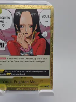 One Piece OP14-118 Boa Hancock Card - Rare Foil You’ll Frighten Me CCG 2026 - Image 4