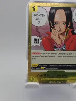 One Piece OP14-118 Boa Hancock Card - Rare Foil You’ll Frighten Me CCG 2026 - Image 5
