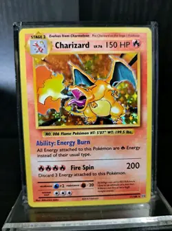Pokemon TCG Evolutions XY Holo Rare Card Charizard 11/108 LP - Image 1