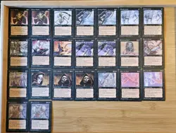 Magic The Gathering Lot Alliances Black LP 23 Cards - Image 1