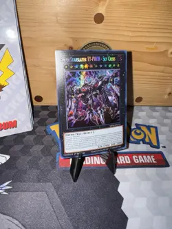 MP24-EN119 Super Starslayer TY PHON Sky Crisis Prismatic Secret Rare YuGiOh Card - Image 3